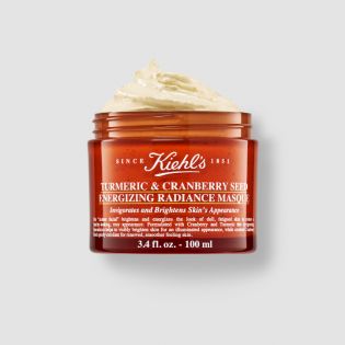 Maschera illuminante energizzante alla curcuma e semi di mirtillo rosso