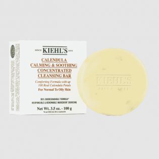 Barra detergente viso concentrata calmante e lenitiva alla calendula