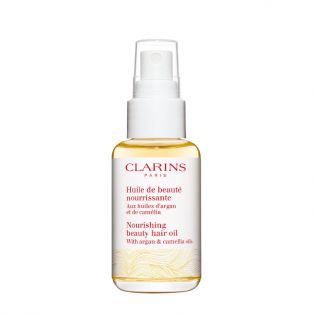 Olio nutriente per capelli di bellezza con oli di argan e camelia