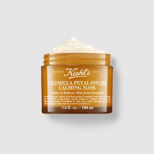 Maschera calmante con petali di calendula