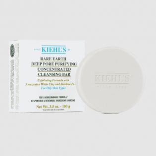Barra detergente viso concentrata purificante per pori profondi delle terre rare