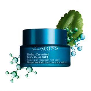 Crema idratante notturna Hydra-Essentiel con doppio acido ialuronico