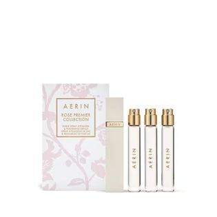 AERIN Rose Premier Fragrance Trio Borsetta Spray Atomizzatore e ricariche